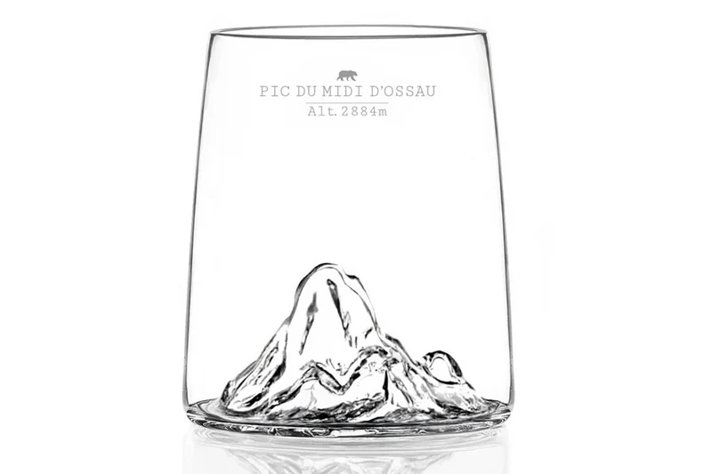 Set de 4 shooters Alaskan Maker Topographic en verre cristallin
