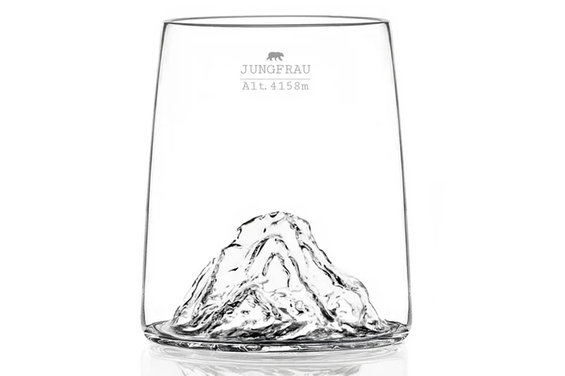 Set de 4 shooters Alaskan Maker Topographic en verre cristallin Swiss Edition