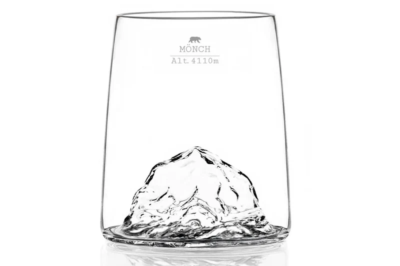 Set de 4 shooters Alaskan Maker Topographic en verre cristallin Swiss Edition