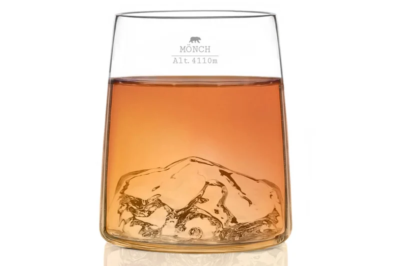 Set de 4 shooters Alaskan Maker Topographic en verre cristallin Swiss Edition