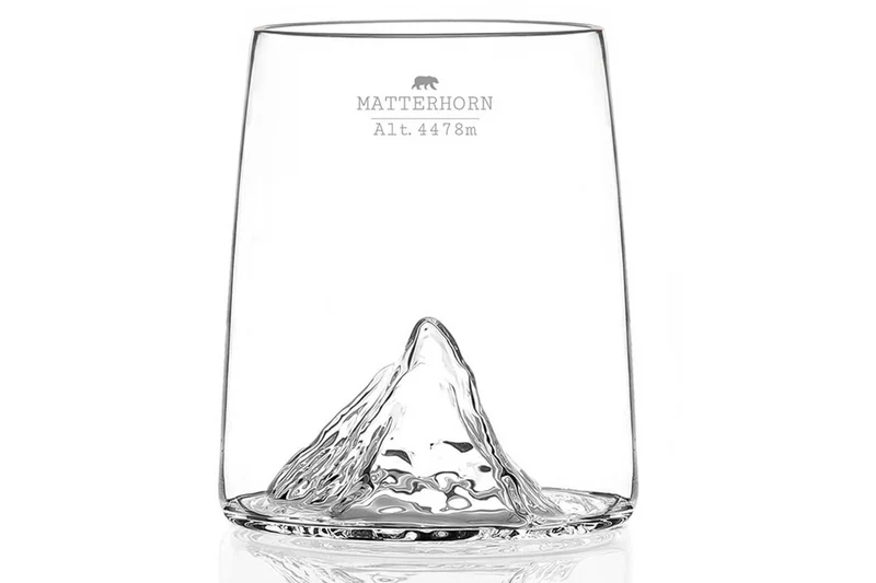 Set de 4 shooters Alaskan Maker Topographic en verre cristallin Swiss Edition