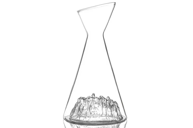 Carafe à eau Alaskan Maker Topographic Grand Canyon en verre cristallin