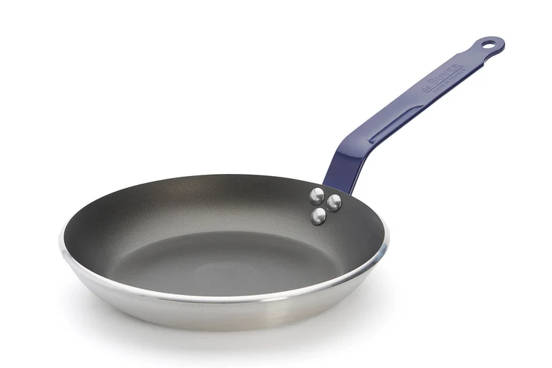 Poêle antiadhésive De Buyer Choc Classic HACCP bleue en aluminium