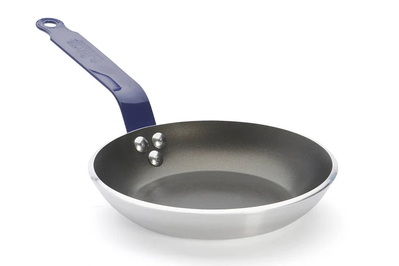 Poêle antiadhésive De Buyer Choc Classic HACCP bleue en aluminium