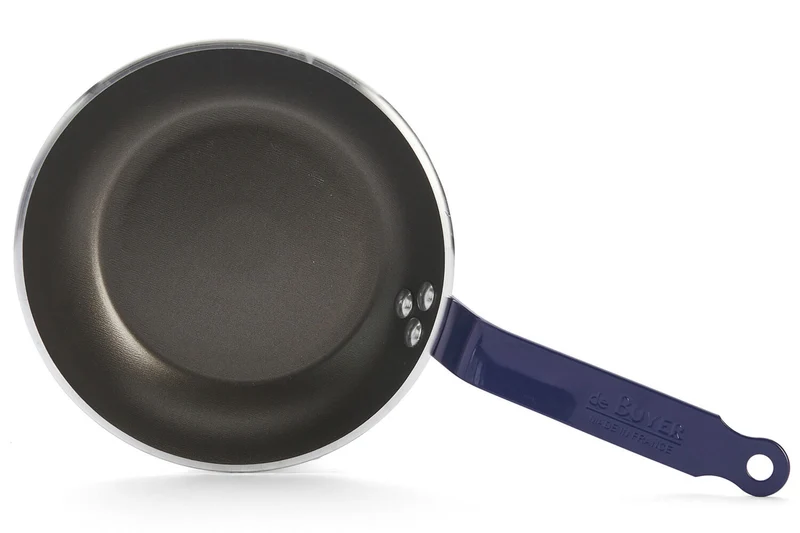 Poêle antiadhésive De Buyer Choc Classic HACCP bleue en aluminium