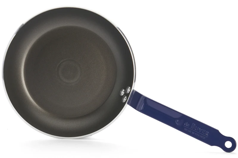 Poêle antiadhésive De Buyer Choc Classic HACCP bleue en aluminium