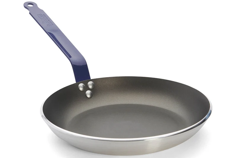 Poêle antiadhésive De Buyer Choc Classic HACCP bleue en aluminium