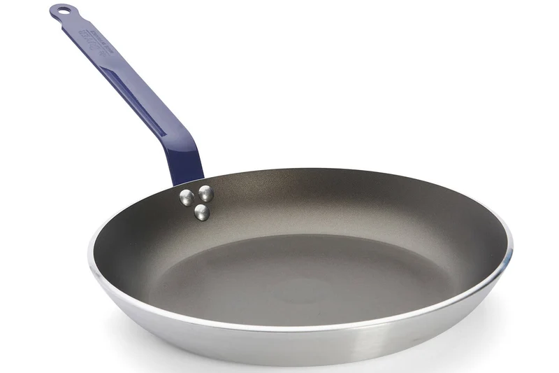 Poêle antiadhésive De Buyer Choc Classic HACCP bleue en aluminium