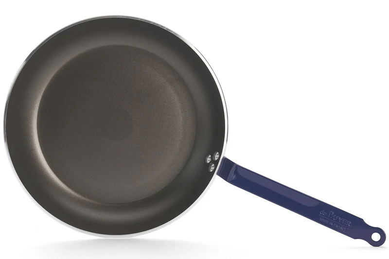 Poêle antiadhésive De Buyer Choc Classic HACCP bleue en aluminium