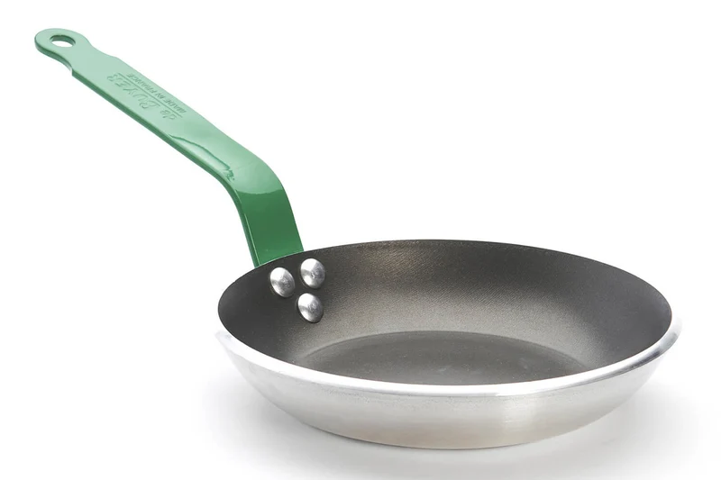 Poêle antiadhésive De Buyer Choc Resto Induction verte en aluminium