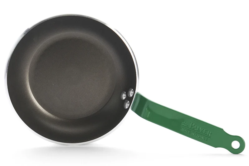 Poêle antiadhésive De Buyer Choc Resto Induction verte en aluminium