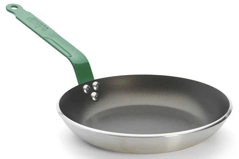 Poêle antiadhésive De Buyer Choc Resto Induction verte en aluminium