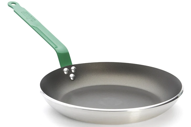Poêle antiadhésive De Buyer Choc Resto Induction verte en aluminium