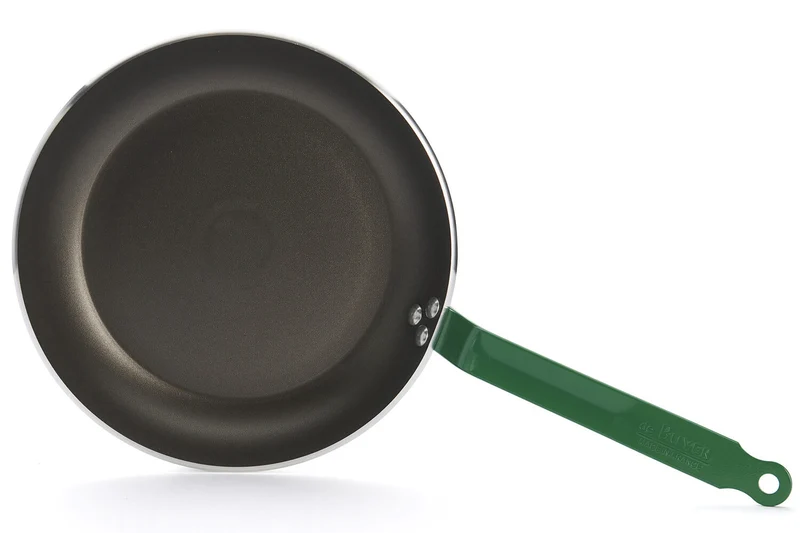 Poêle antiadhésive De Buyer Choc Resto Induction verte en aluminium