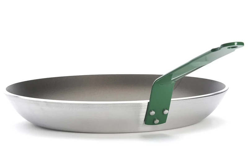 Poêle antiadhésive De Buyer Choc Resto Induction verte en aluminium