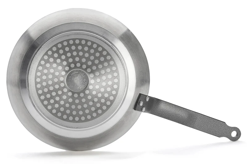 Poêle antiadhésive De Buyer Choc Resto Induction rouge en aluminium