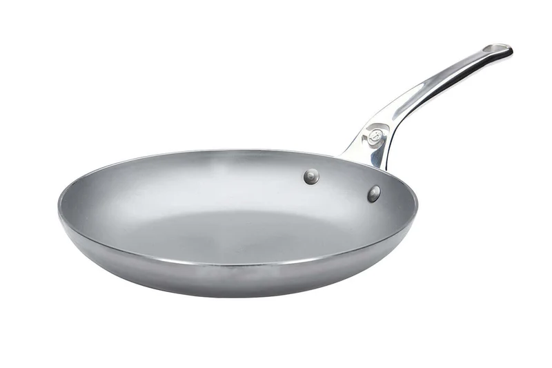 Poêle à omelette De Buyer Mineral B Pro 24cm en acier et poignée en fonte d'inox
