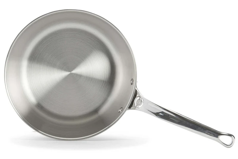Sauteuse bombée De Buyer Milady 24cm en acier inoxydable