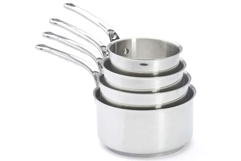 Set de 4 casseroles De Buyer Milady en acier inoxydable 14-16-18-20cm