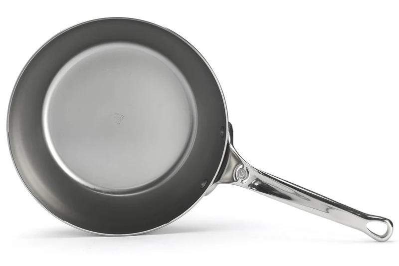 Sauteuse paysanne De Buyer Mineral B Pro 24cm en acier et poignée en fonte d'inox