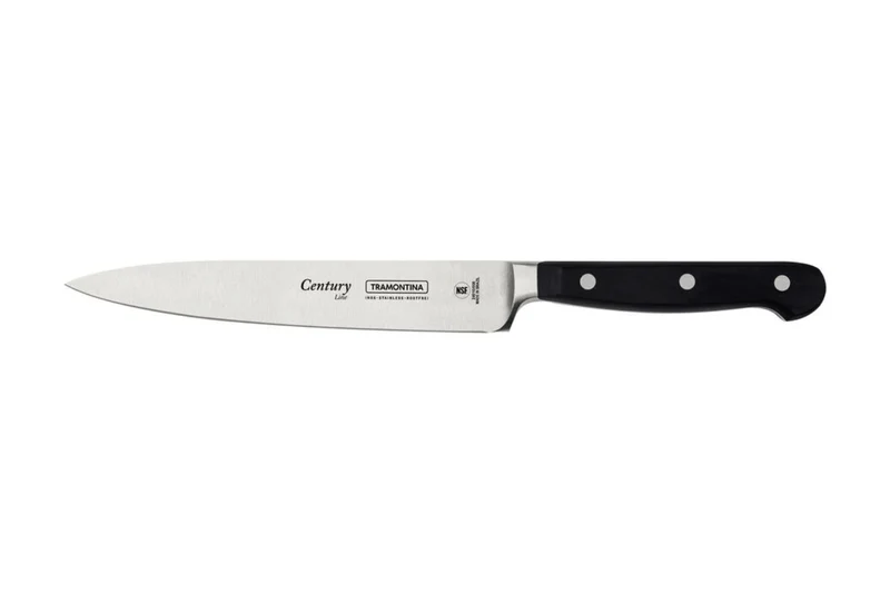 Couteau universel Tramontina Century lame forgée 15cm manche polycarbonate noir