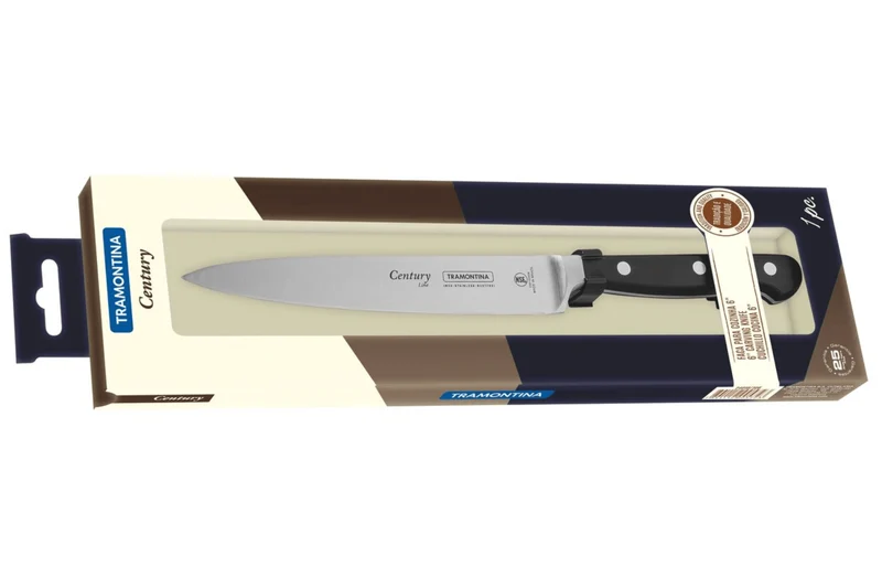 Couteau universel Tramontina Century lame forgée 15cm manche polycarbonate noir