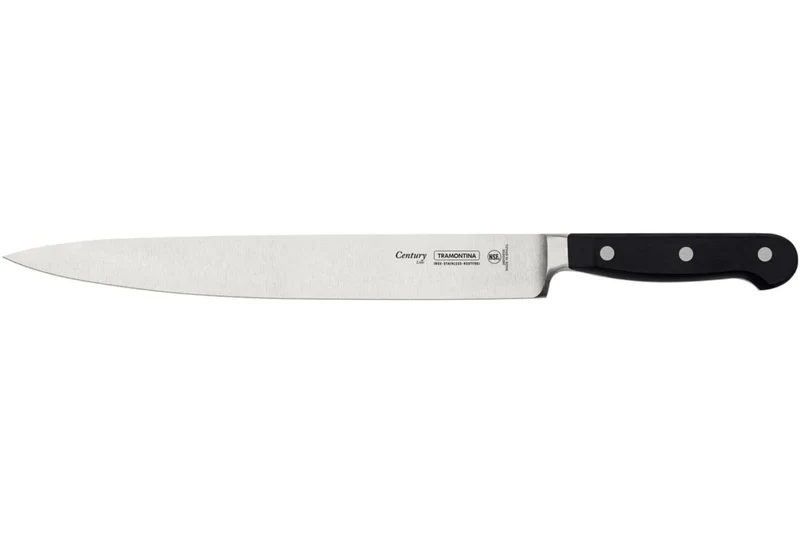 Couteau universel Tramontina Century lame forgée 25cm manche polycarbonate noir