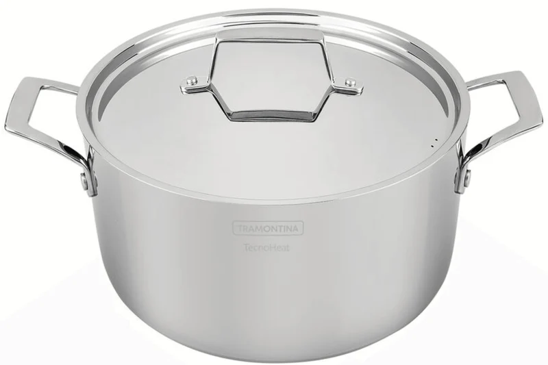 Faitout Tarmontina Grano 4,4L en inox triple couche 24cm
