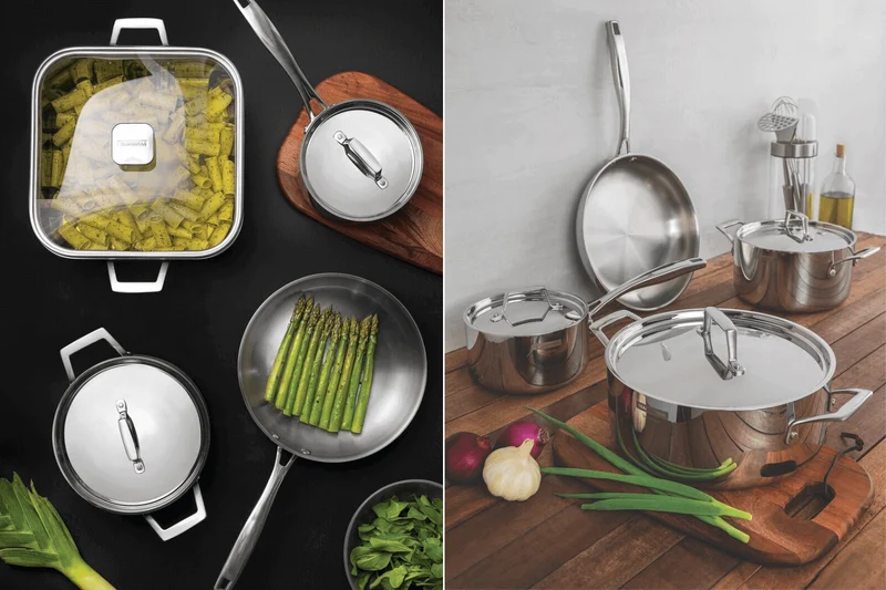 Faitout Tarmontina Grano en inox triple couche