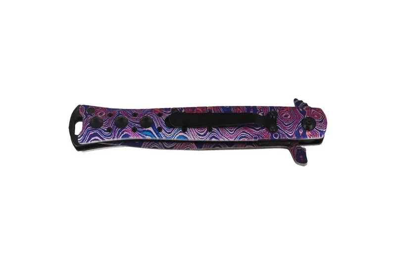 Couteau pliant Herbertz 584713 manche inox avec revêtement coloré 12,7cm