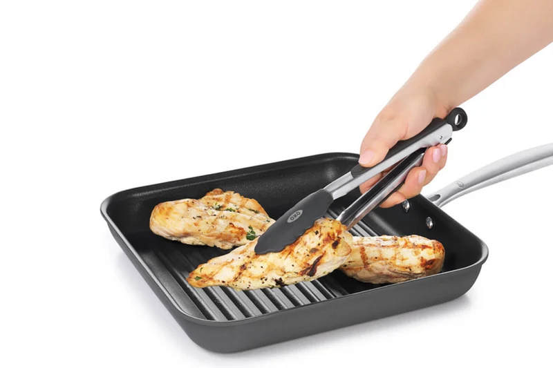 Pince de service OXO en inox et silicone 30cm