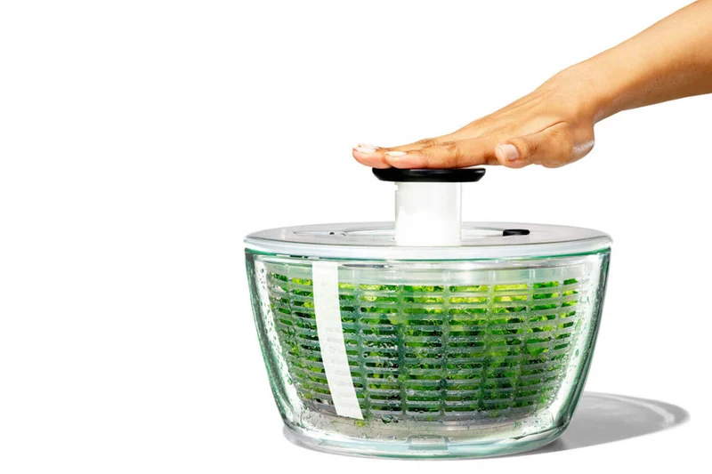Essoreuse à salade OXO en verre - 26cm