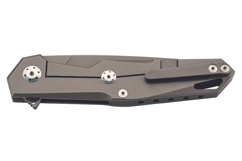 Couteau pliant Herbertz 308812 manche en titane gris 12cm