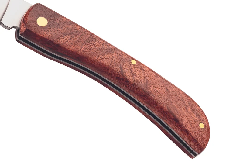 Couteau pliant Herbertz 587110 manche en bois de racine 10,5cm