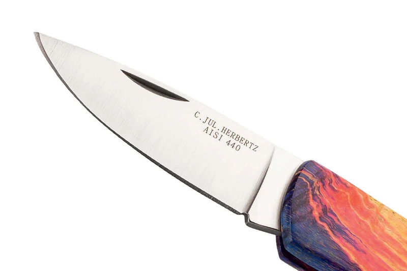 Couteau pliant Herbertz 534309 manche bois de racine 8,5cm