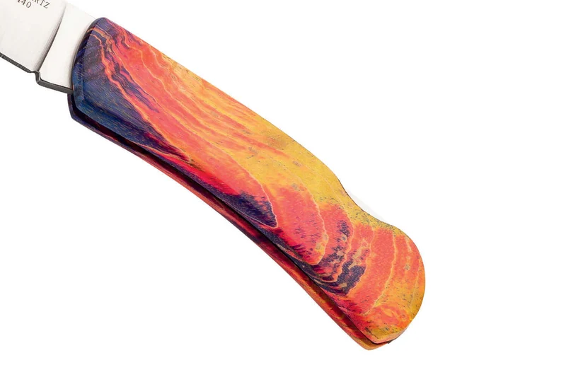 Couteau pliant Herbertz 534309 manche bois de racine 8,5cm