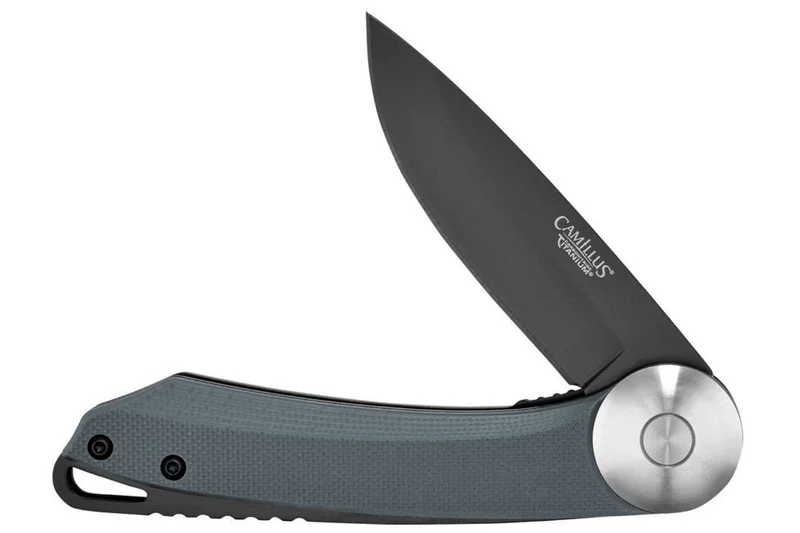Couteau pliant Camillus Cirque manche en G10 bleu 10,8cm
