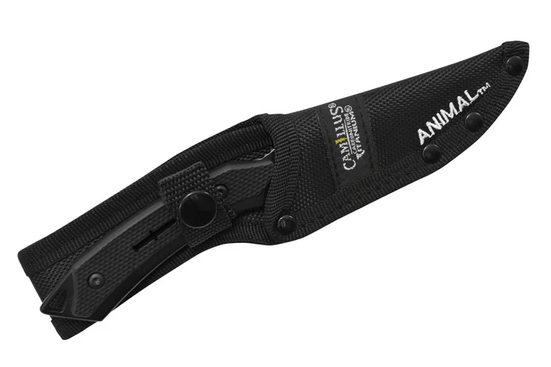 Couteau Camillus Animal 19122 lame inox 8,9cm manche GFN nylon et fibre de verre + étui nylon