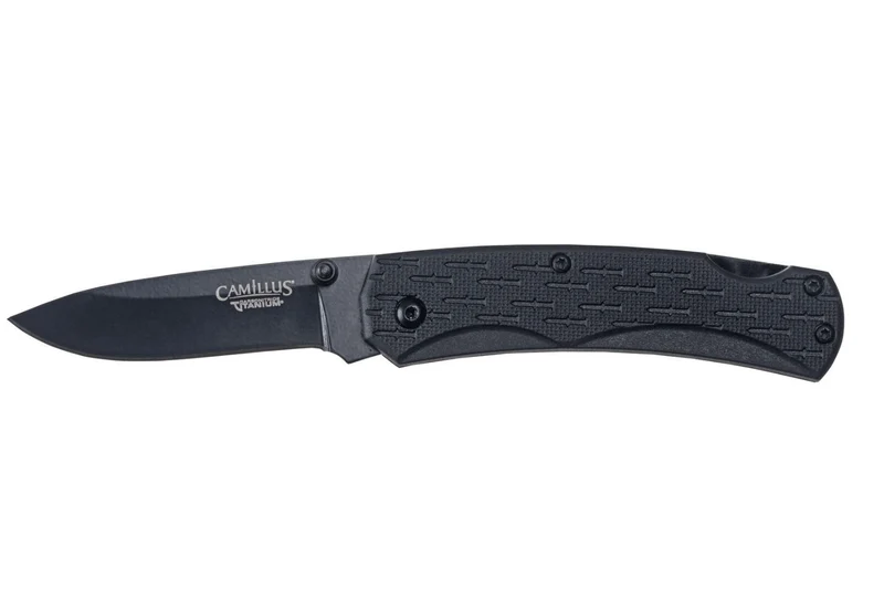 Couteau pliant Camillus CamLite manche en nylon et fibres de verre noir 10cm