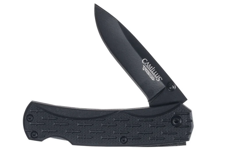 Couteau pliant Camillus CamLite manche en nylon et fibres de verre noir 10cm