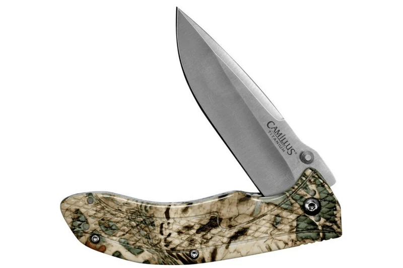 Couteau pliant Camillus Guise manche en ABS Prym1 camouflage 10,8cm