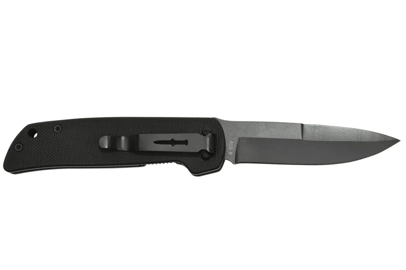 Couteau pliant Camillus Mini Cuda manche en G10 noir 9,5cm