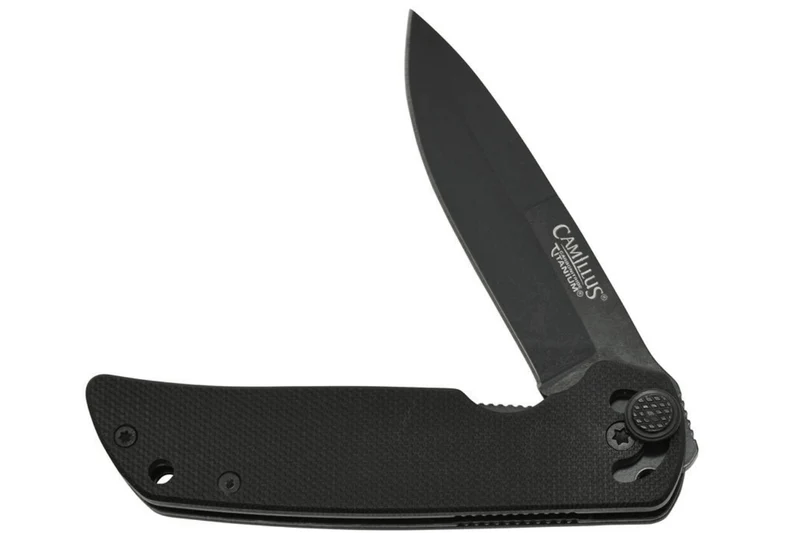 Couteau pliant Camillus Mini Cuda manche en G10 noir 9,5cm