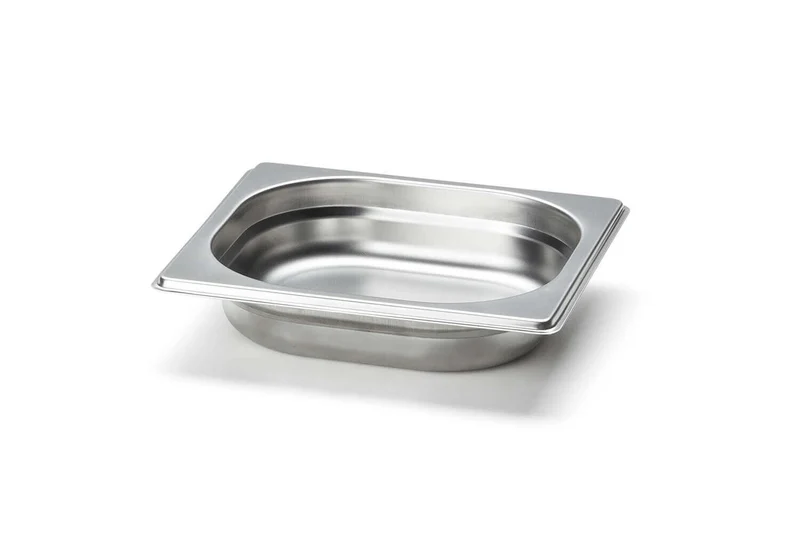 Petit bac gastronorme en inox pour planche à découper Continenta - 17,5x16x4cm