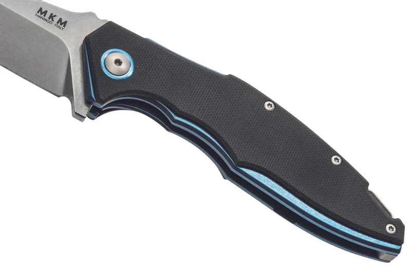 Couteau pliant MKM Raut By Viper MK.VP01GBBK manche en titanium/G10 noir 12cm + étui