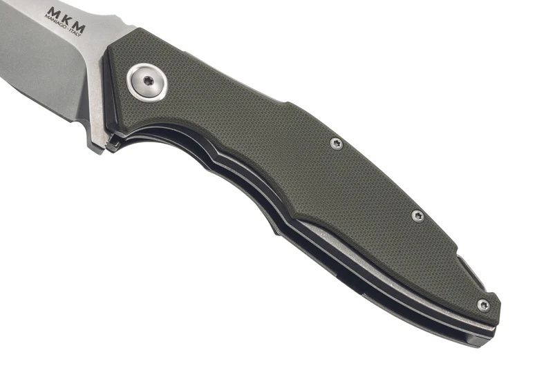 Couteau pliant MKM Raut By Viper MK.VP01GBGR manche en titanium/G10 vert 12cm + étui