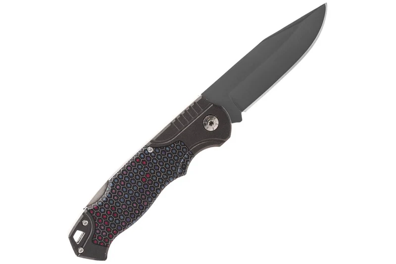 Couteau pliant Herbertz 595113 acier inox G10 impression 3D nid d'abeilles multicolore 12,5cm