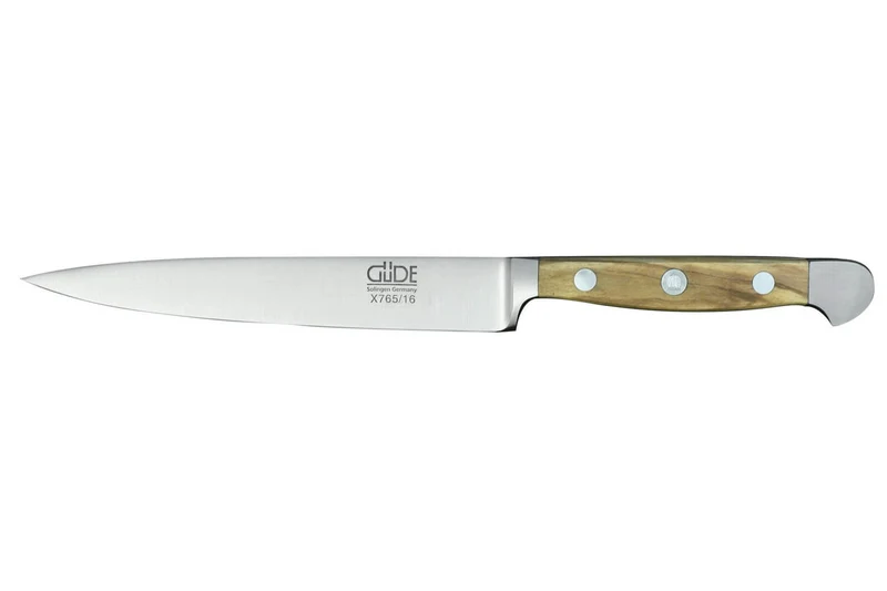 Couteau à découper Güde Alpha Olive 16cm en acier forgé