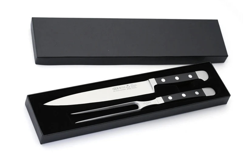 Coffret à découper Güde Alpha en acier forgé