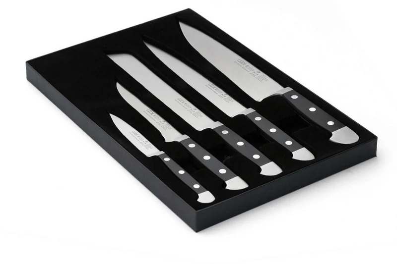 Coffret 5 couteaux Güde Alpha en acier forgé